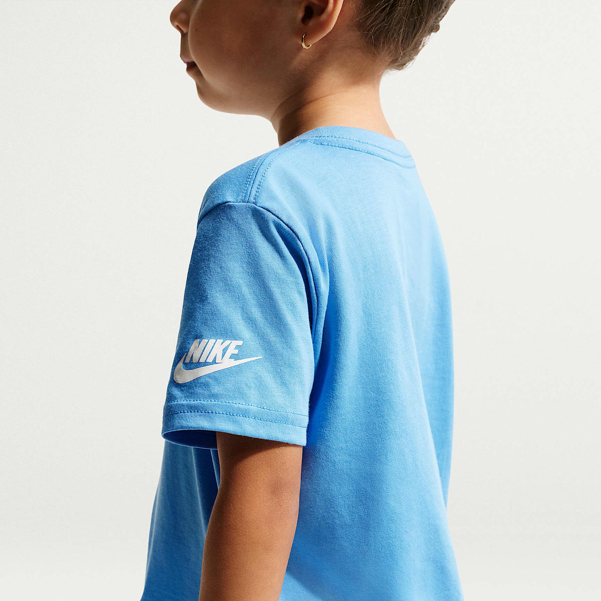 Playera Futura Evergreen infantil Nike – Azul universitario – vista 2