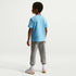 Playera Futura Evergreen para niños talla pequeña Nike – Azul fútbol – vista 5