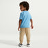 Playera Futura Evergreen infantil Nike – Azul fútbol – vista 5