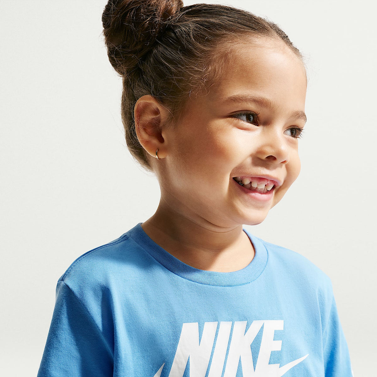 Playera Futura Evergreen infantil Nike – Azul universitario – vista 3