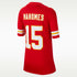 Camiseta fútbol americano Game para niños talla grande NFL Kansas City Chiefs (Patrick Mahomes) – Rojo – vista 2
