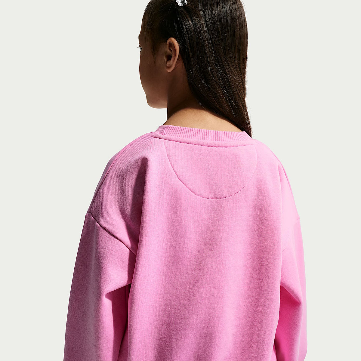 Conjunto de leggings estampados y sudadera de cuello redondo para niños talla pequeña Nike – Rosa amanecer – vista 3