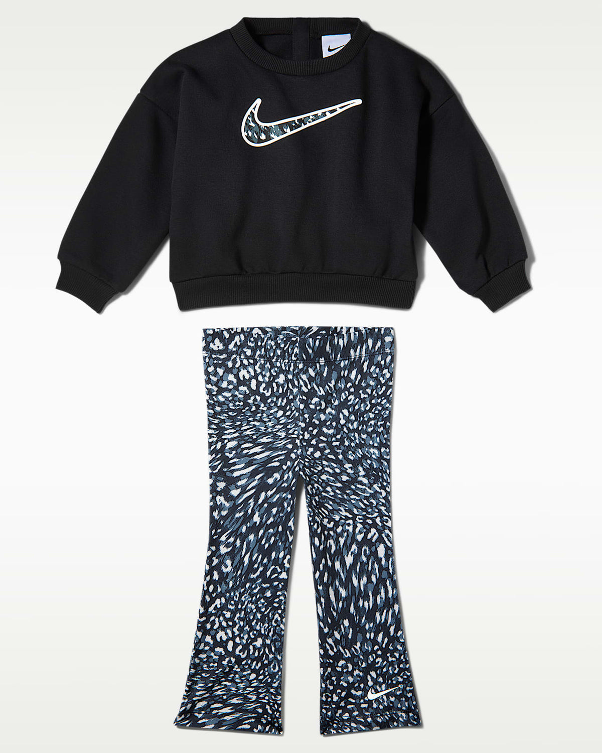 Conjunto 2 Piezas Nike Sudadera y Leggings Estampados para Bebé