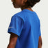 Conjunto de dos piezas con shorts Dri-FIT Tempo estampados para niños talla pequeña Nike – Royal juego – vista 3