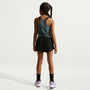 Shorts de correr Nike Dash Dri-FIT para niña talla grande – Negro/Gris humo claro/Blanco – vista 5