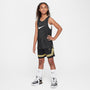 Shorts de básquetbol para niña talla grande Nike Fly Crossover – Negro/Oro infinito – vista 6