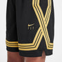 Shorts de básquetbol para niña talla grande Nike Fly Crossover – Negro/Oro infinito – vista 5