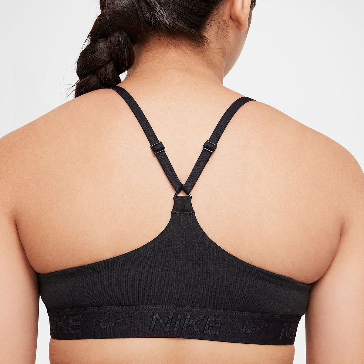 Bra deportivo para niña Nike Indy – Negro/Negro – vista 5