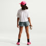 Shorts Dri-FIT de 8 cm 2 en 1 para niña Nike One – Gris humo/Blanco – vista 5