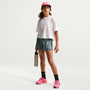 Shorts Dri-FIT de 8 cm 2 en 1 para niña Nike One – Gris humo/Blanco – vista 1