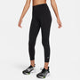 Leggings para niña talla grande Nike Dri-FIT One – Negro/Blanco – vista 1