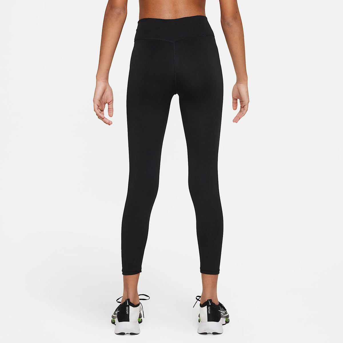 Leggings para niña talla grande Nike Dri-FIT One – Negro/Blanco – vista 2