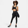 Leggings para niña talla grande Nike Dri-FIT One – Negro/Blanco – vista 5