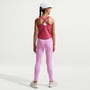 Leggings Dri-FIT de tiro alto para niña talla grande Nike One – Magenta claro/Blanco – vista 5