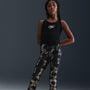 Leggings estampados para niña talla grande Nike One Dri-FIT – Negro/Oro metalizado – vista 5