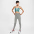 Leggings Dri-FIT de tiro alto para niña talla grande Nike One – Gris humo/Gris humo claro/Jaspeado/Blanco – vista 5