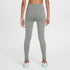 Leggings Dri-FIT de tiro alto para niña talla grande Nike One – Gris humo/Gris humo claro/Jaspeado/Blanco – vista 2
