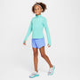 Shorts de entrenamiento de tejido Woven Dri-FIT de tiro alto para niña talla grande Nike One – Royal pulso/Blanco – vista 6