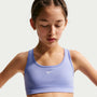 Bra deportivo para niña Nike Swoosh – Cardo claro/Blanco – vista 3