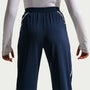Pants Dri-FIT de tiro medio de 7/8 para niña talla grande Nike Tempo – Azul marino medianoche/Azul marino medianoche/Blanco – vista 3