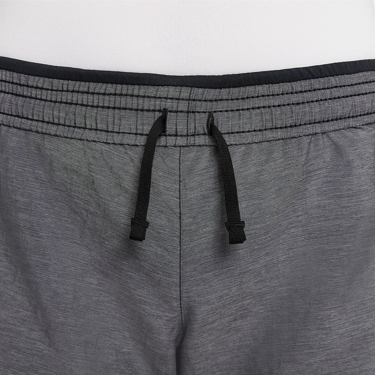 Shorts de correr Dri-FIT para niña talla grande Nike Tempo – Negro jaspeado/Jaspeado/Negro/Gris lobo – vista 4
