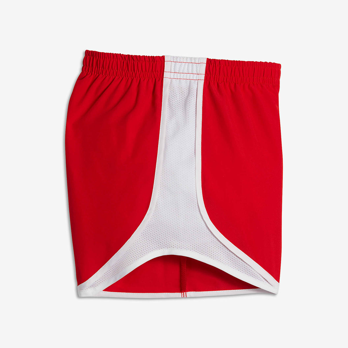 Shorts de running para niña talla grande Nike Dri-FIT Tempo – Escarlata team/Blanco team/Blanco team/Blanco team – vista 2