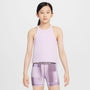 Camiseta de tirantes de cuello alto para niña Nike – Muñeca/Blanco – vista 1