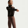 Leggings de largo completo de tiro alto para niña Nike Mavn – Marrón fauna/Marrón fauna – vista 4