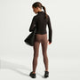 Leggings de largo completo de tiro alto para niña Nike Mavn – Marrón fauna/Marrón fauna – vista 5