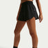 Shorts de correr Repel Dri-FIT de tiro medio de 18 cm para niña Nike MAVN – Negro/Negro/Negro – vista 2