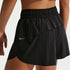 Shorts de correr Repel Dri-FIT de tiro medio de 18 cm para niña Nike MAVN – Negro/Negro/Negro – vista 3