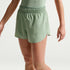 Shorts de correr Repel Dri-FIT de tiro medio de 18 cm para niña Nike MAVN – Vapor/Vapor – vista 2