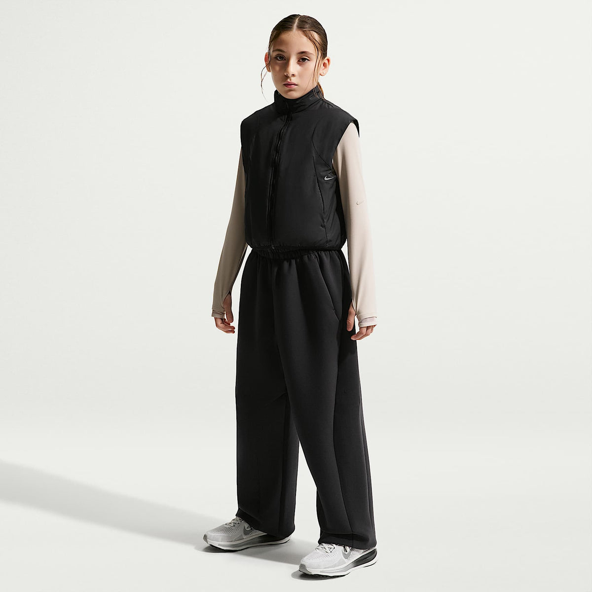 Chaleco STORM-FIT para niña Nike Mavn – Negro – vista 4