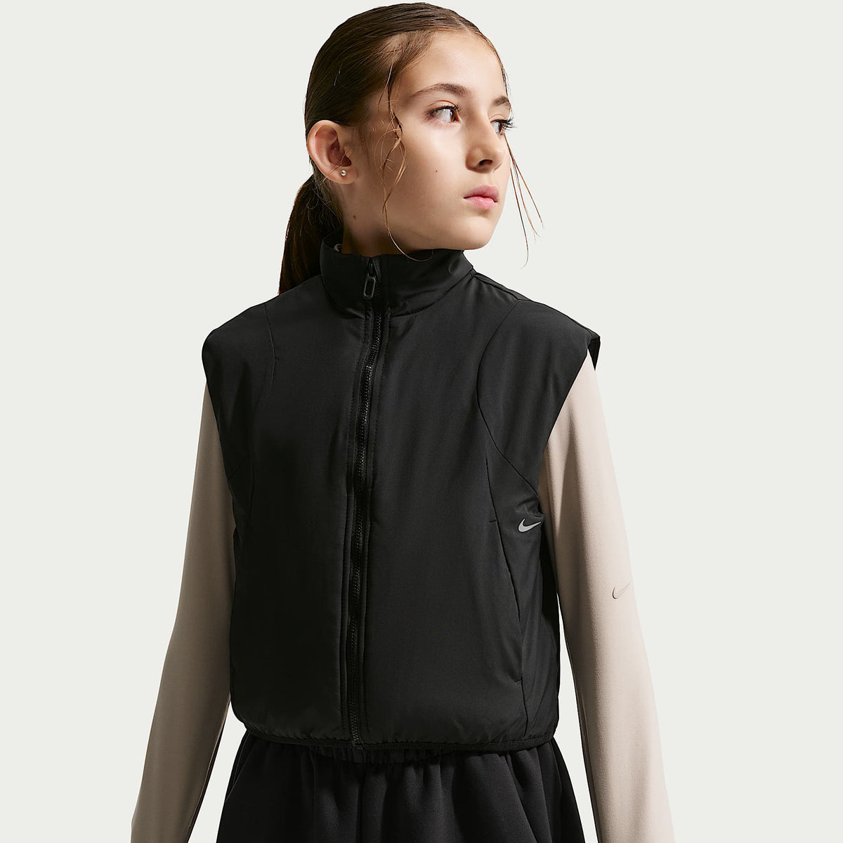 Chaleco STORM-FIT para niña Nike Mavn – Negro – vista 1