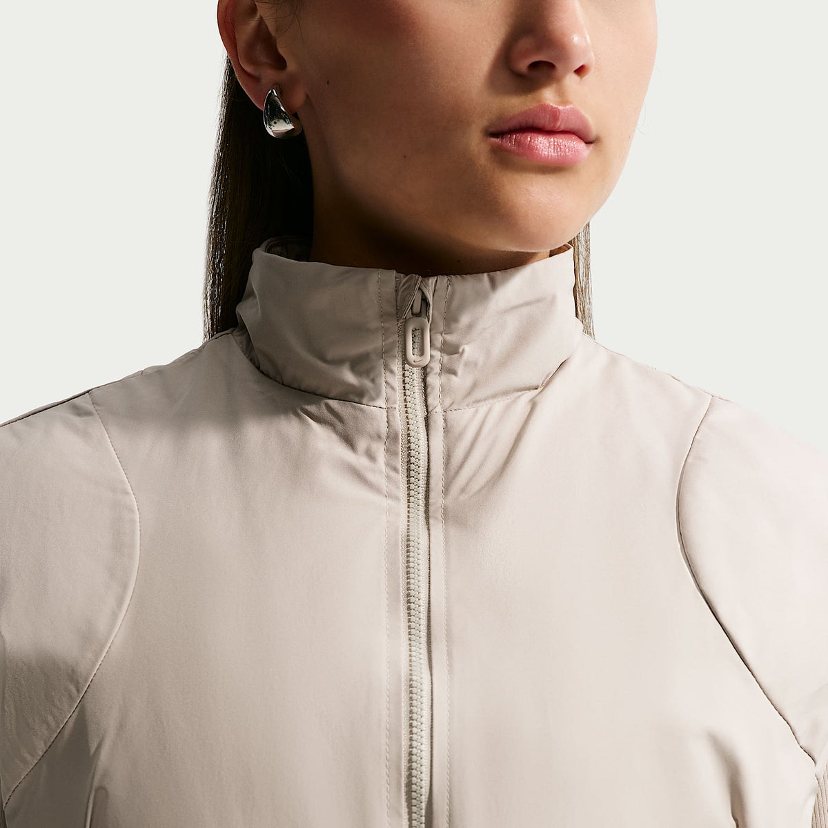 Chaleco STORM-FIT para niña Nike Mavn – Crema II – vista 3