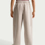 Pants de tejido Knit de tiro alto Therma-FIT para niña Nike Mavn – Crema II/Negro/Crema II – vista 3