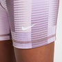 Shorts de 13 cm para niña Nike Pro – Hortensias/Gris topo/Blanco – vista 5