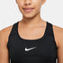 Bra deportivo para niñas talla grande Nike – Negro/Negro/Negro/Blanco – vista 3