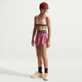 Shorts Dri-FIT 2 en 1 para niña talla grande Nike Pro – Peonía/Negro/Blanco – vista 1