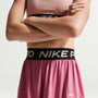 Shorts Dri-FIT 2 en 1 para niña talla grande Nike Pro – Peonía/Negro/Blanco – vista 2