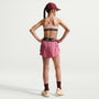 Shorts Dri-FIT 2 en 1 para niña talla grande Nike Pro – Peonía/Negro/Blanco – vista 5
