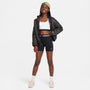 Shorts para niña Nike Pro – Negro/Blanco – vista 6