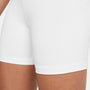 Shorts para niña Nike Pro – Blanco/Platino puro – vista 5