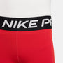 Shorts para niña Nike Pro – Rojo universitario/Blanco – vista 4