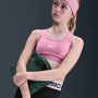 Shorts para niña Nike Pro – Negro/Rosa suave medio/Blanco – vista 5