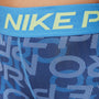Shorts de 8 cm Dri-FIT para niña talla grande Nike Pro – Azul extremo/Azul extremo/Toque de limón claro – vista 4