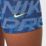 Shorts de 8 cm Dri-FIT para niña talla grande Nike Pro – Azul extremo/Azul extremo/Toque de limón claro – vista 5