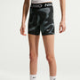 Shorts Dri-FIT de 8 cm para niña talla grande Nike Pro – Negro/Blanco/Blanco – vista 2