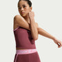 Shorts Dri-FIT de 8 cm para niña Nike Pro – Rosa humo/Rosa amanecer/Blanco – vista 4
