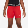 Shorts Dri-FIT de 13 cm para niña talla grande Nike Pro – Rojo universitario/Blanco – vista 2